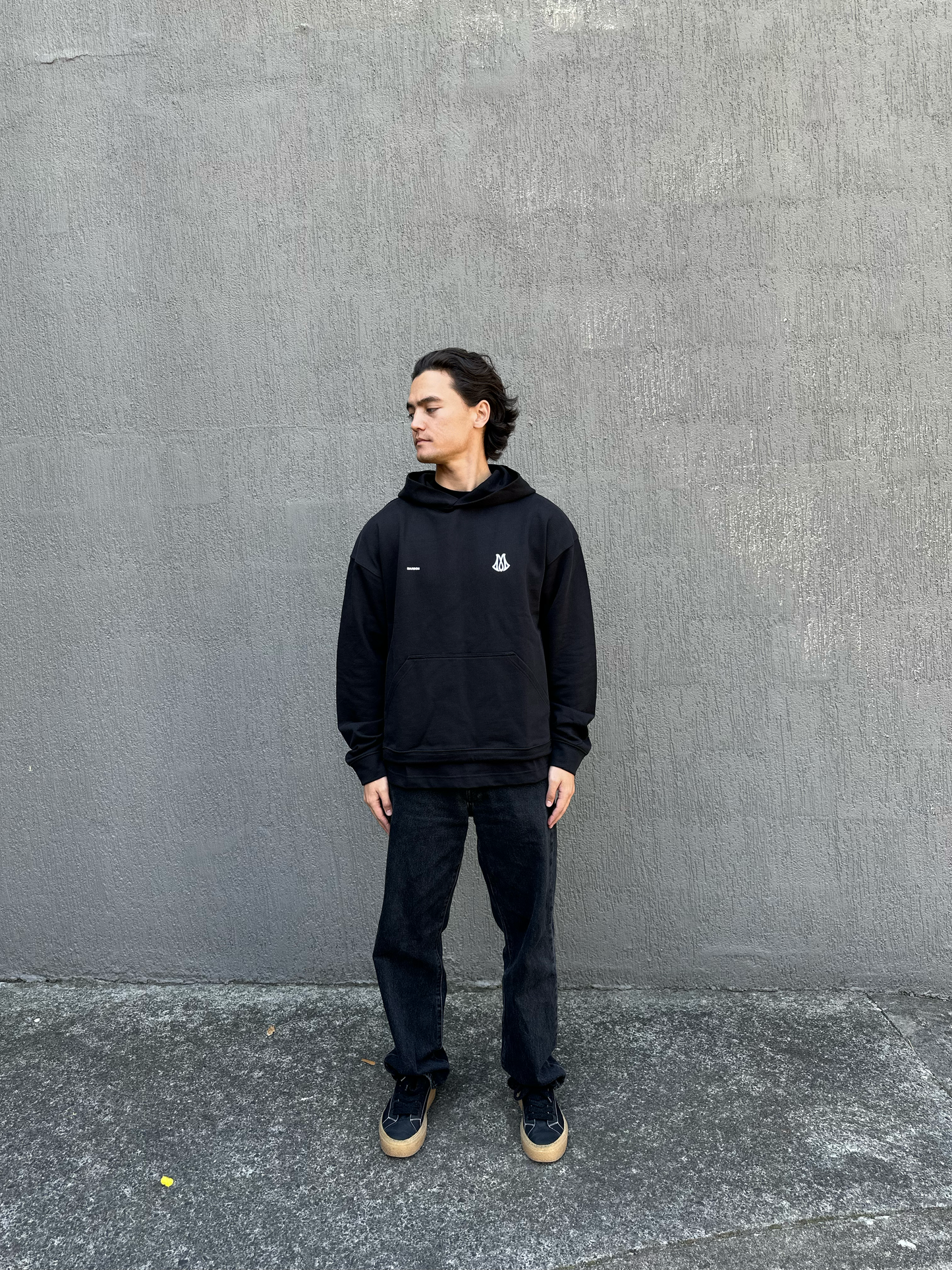 Monogram Drawstring Hoodie